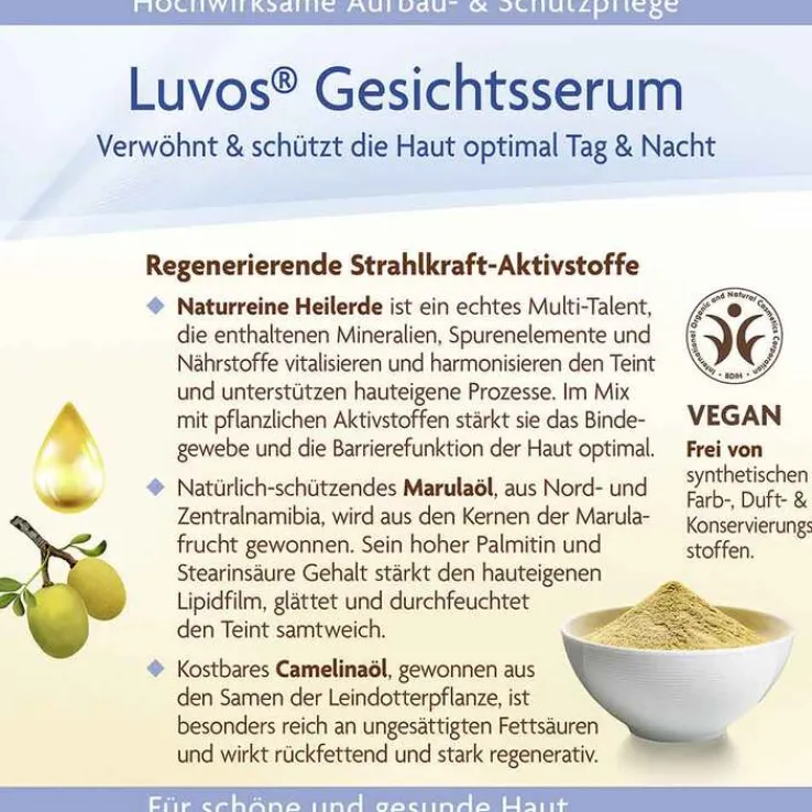 Luvos Naturkosmetik Gesichtsserum Intensivpflege, 50 ml