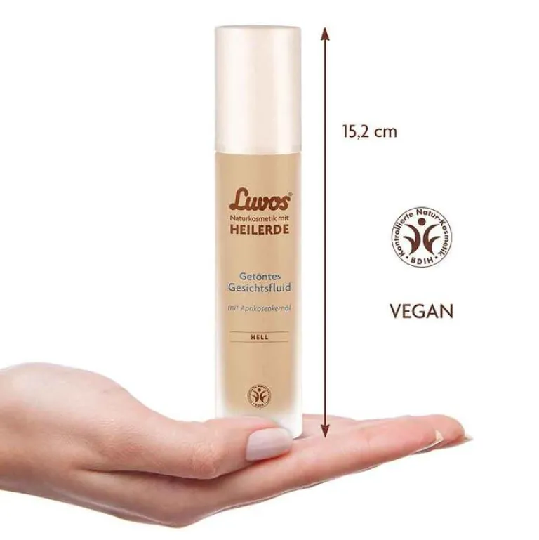 Hot Naturkosmetik getöntes Gesichtsfluid hell, 50 ml Seren Und Fluide|Gesichtspflege