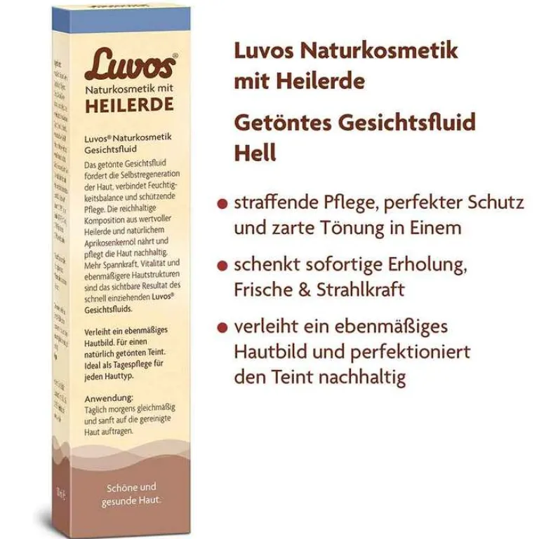 Hot Naturkosmetik getöntes Gesichtsfluid hell, 50 ml Seren Und Fluide|Gesichtspflege