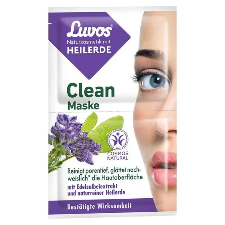 Clearance Luvos Naturkosmetik Heilerde Clean-Maske, 2X7.5 ml