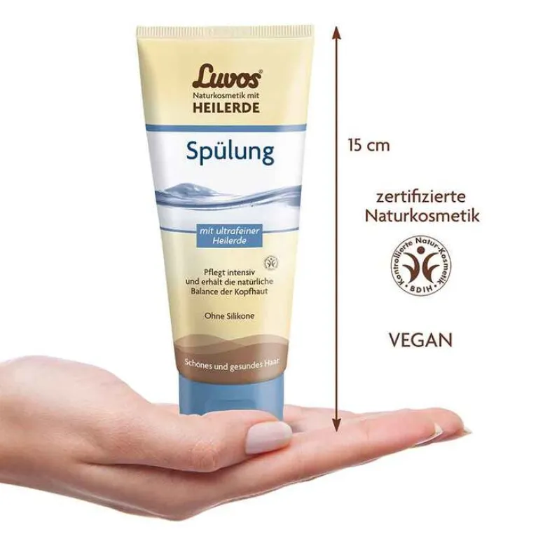 Clearance Naturkosmetik mit Heilerde Spülung, 200 ml Heilerde|Haarpflege