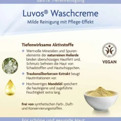 Luvos Naturkosmetik mit Heilerde Waschcreme, 100 ml