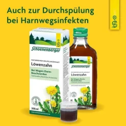 Löwenzahn Saft Schoenenberger HPS, 200 ml