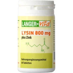 Lysin 800 mg + Zink Tabletten, 60 St