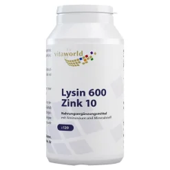 Lysin 600 mg plus Zink 10 mg Kapseln, 120 St
