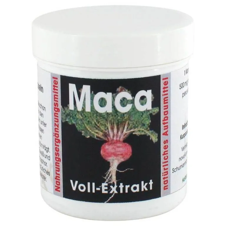 Hot Maca Vollextrakt Kapseln, 90 St Maca