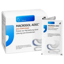 Hot ADGC Macrogol ® plus Elektrolyte Pulver zur H.e.L.zum Einnehmen , 30 St
