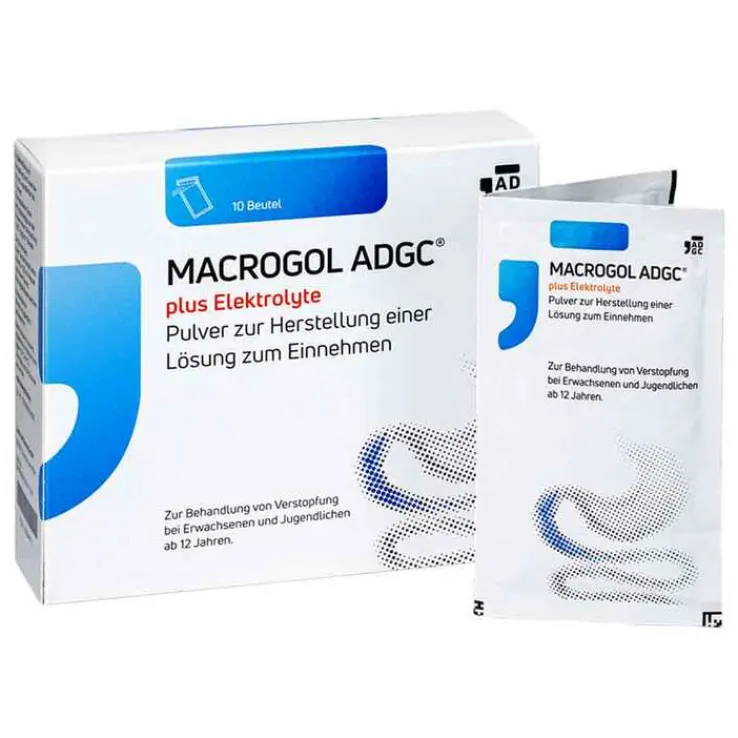 Macrogol ADGC® plus Elektrolyte Pulver zur H.e.L.zum Einnehmen , 10 St