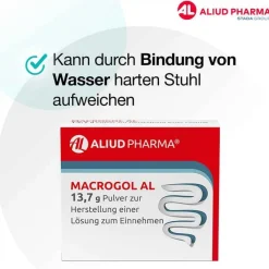 Outlet Aliud Pharma MACROGOL AL Pulver zur Herstellung einer Lösung, 10 St