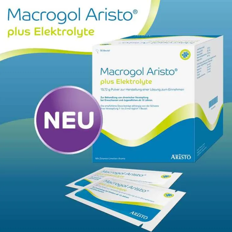 Macrogol Aristo plus Elektrolyte 13,72 g Ple, 100 St