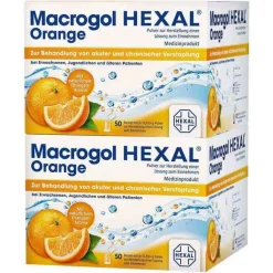 Macrogol HEXAL Orange Pulver zur Herstellung einer Lösung zum Einnehmen Beutel , 100 St