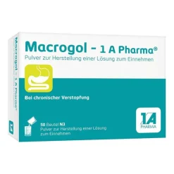 New 1A Pharma Macrogol- Pulver zur Herstellung einer Lösung zum Einnehmen, 50 St