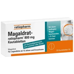 Magaldrat-ratiopharm® 800 mg Kautabletten, 20 St