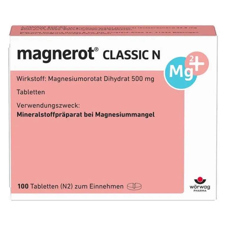 Hot Magnerot ® CLASSIC N Magnesium Tabletten, 100 St