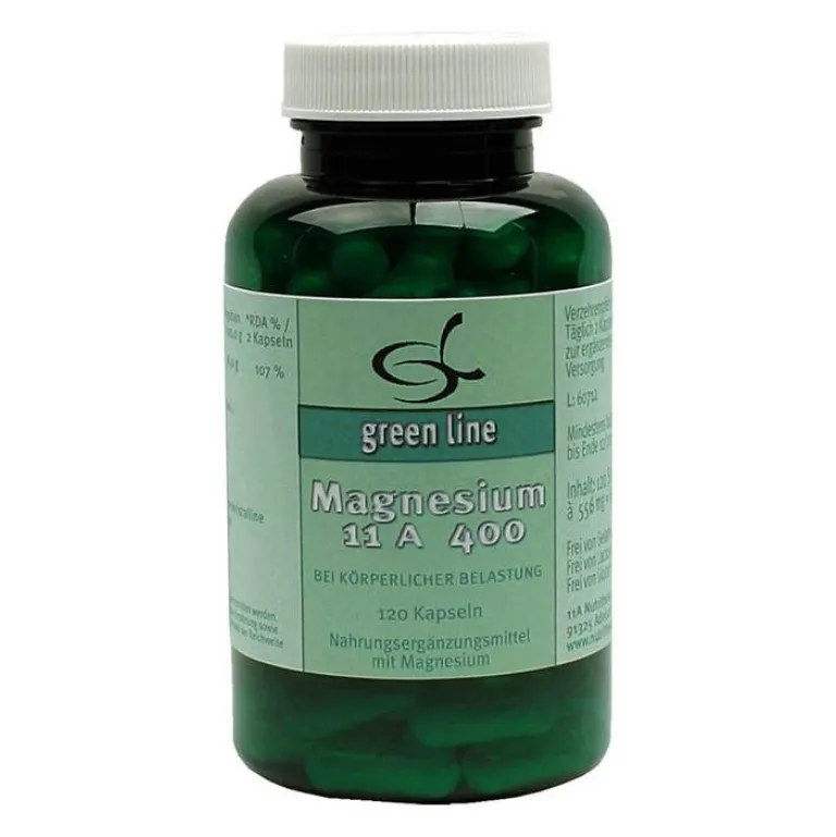 Clearance Green line Nutritheke Magnesium 11 A 400 Kapseln, 120 St