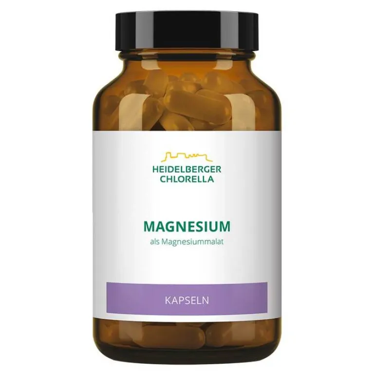 Heidelberger Chlorella Magnesium als Magnesiummalat Kapseln, 72 g