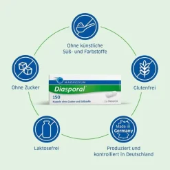 MAGNESIUM Diasporal® 150 Kapseln, 100 St