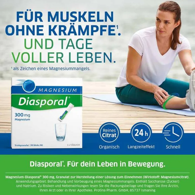 New Magnesium Diasporal 300 mg Trinkgranulat, 20 St