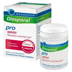 Magnesium Diasporal pro B-Vitamin-Komplex Depot Muskel + Nerven Tabletten, 30 St