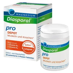 Clearance Magnesium Diasporal pro D3 + K2 Depot Muskel + Knochen Tabletten, 30 St