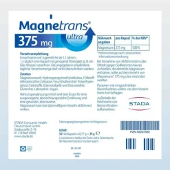 Online Magnetrans 375 mg ultra Kapseln, 50 St