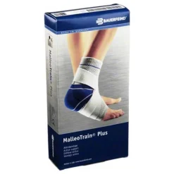 Outlet Bauerfeind Malleotrain Plus Größe 3 links titan Sprunggelenkb., 1 St