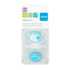 Hot MAM Air Silikon 0 - 6 Monate, 2 St