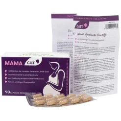 Best Mama Gut Schwangerschaft mit Folsäure 3-Monats-Packung Kapseln vegan, 90 St Schwangerschaft