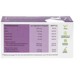 Best Mama Gut Schwangerschaft mit Folsäure 3-Monats-Packung Kapseln vegan, 90 St Schwangerschaft