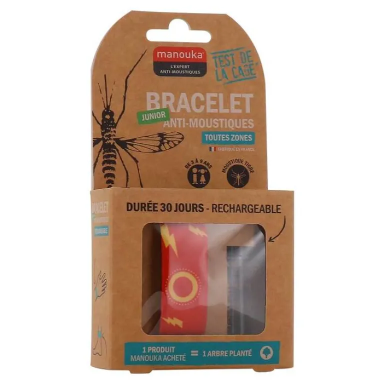 Outlet Manouka Mückenschutz Armband Junior Blitze, 1 P