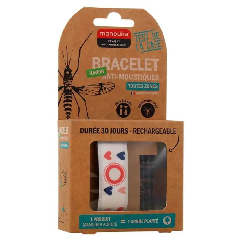 Best Mückenschutz Armband Junior Herzen, 1 P Zeckenspray|Mückenschutz