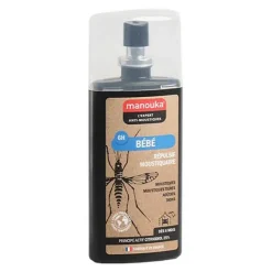 Outlet Manouka Mückenschutz Spray für Babys, 75 ml