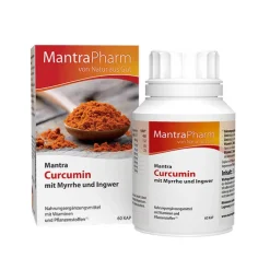 Mantra Curcumin mit Myrrhe und Ingwer Kapseln, 60 St
