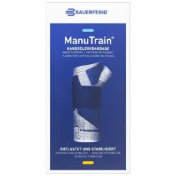 Manutrain Handgelenkbandage Größe 5 rechts schwarz, 1 St