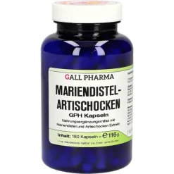 Hot Mariendistel Artischocken GPH Kapseln, 180 St Verdauung