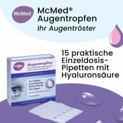 Mcmed Augentropfen Einzeldosispipetten, 15X0.35 ml