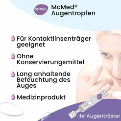 Mcmed Augentropfen Einzeldosispipetten, 15X0.35 ml