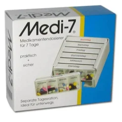 Clearance Medi 7 Medikamenten Dosierer, 1 St Dosierer & Zerteiler