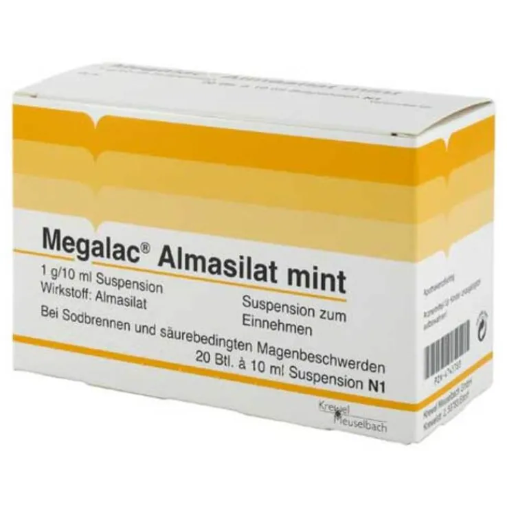 Megalac Almasilat mint Suspension, 20X10 ml