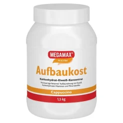 Online Megamax Aufbaukost Cappuccino Pulver, 1.5 kg Sonstige Aufbaupräparate