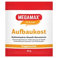 Best Megamax Aufbaukost Cappuccino Pulver, 30 g