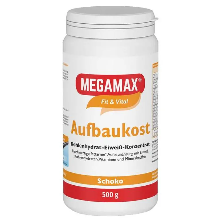 Best Megamax Aufbaukost Schoko Pulver, 500 g