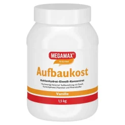 Best Megamax Aufbaukost Vanille Pulver, 1.5 kg