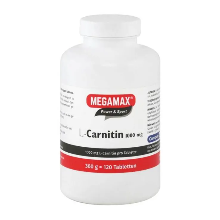Megamax L Carnitin 1000 mg Tabletten, 120 St