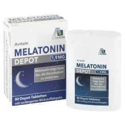 Online Avitale Melatonin 1,9 mg Depot Tabletten, 80 St