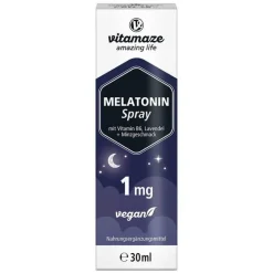 Discount Melatonin 1 mg hochdosiert vegan Spray, 30 ml Melatonin Spray