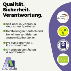 New Avitale Melatonin + Passionsblume + Baldrian Kapseln, 120 St