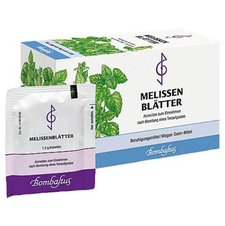 Outlet Bombastus Melissen Blättertee Filterbeutel, 20X1.5 g