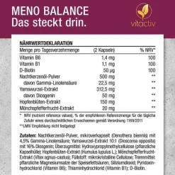 Meno Balance Kapseln, 60 St Wechseljahre