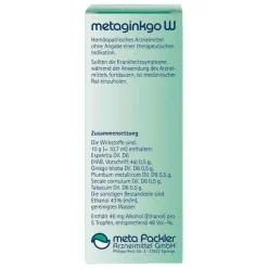 Metaginkgo W Tropfen zum Einnehmen, 100 ml
